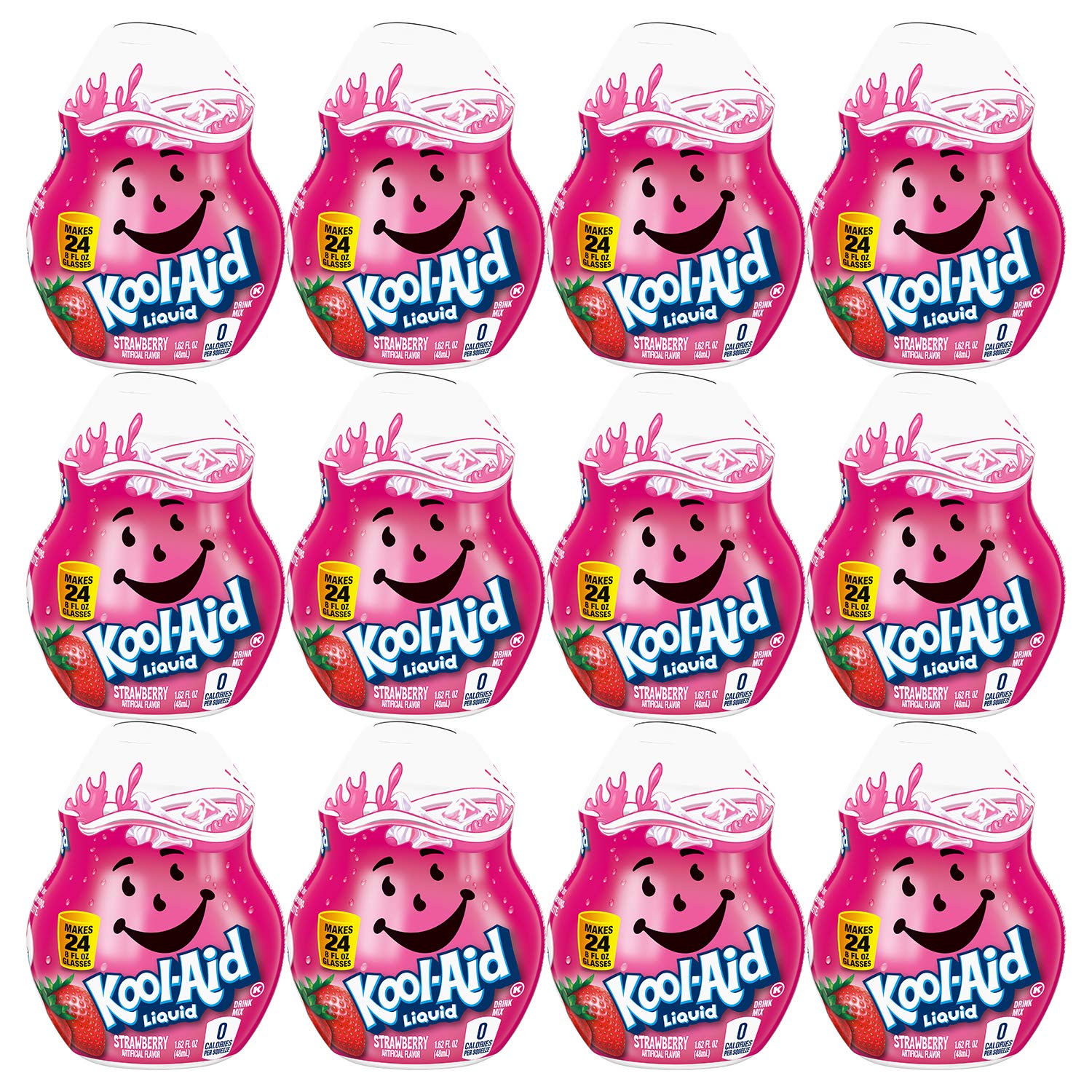 Kool Aid Liquid Concentrate Drink Mix - Zero Sugar Strawberry Flavor
