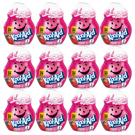 Kool Aid Liquid Concentrate Drink Mix - Zero Sugar Strawberry Flavor