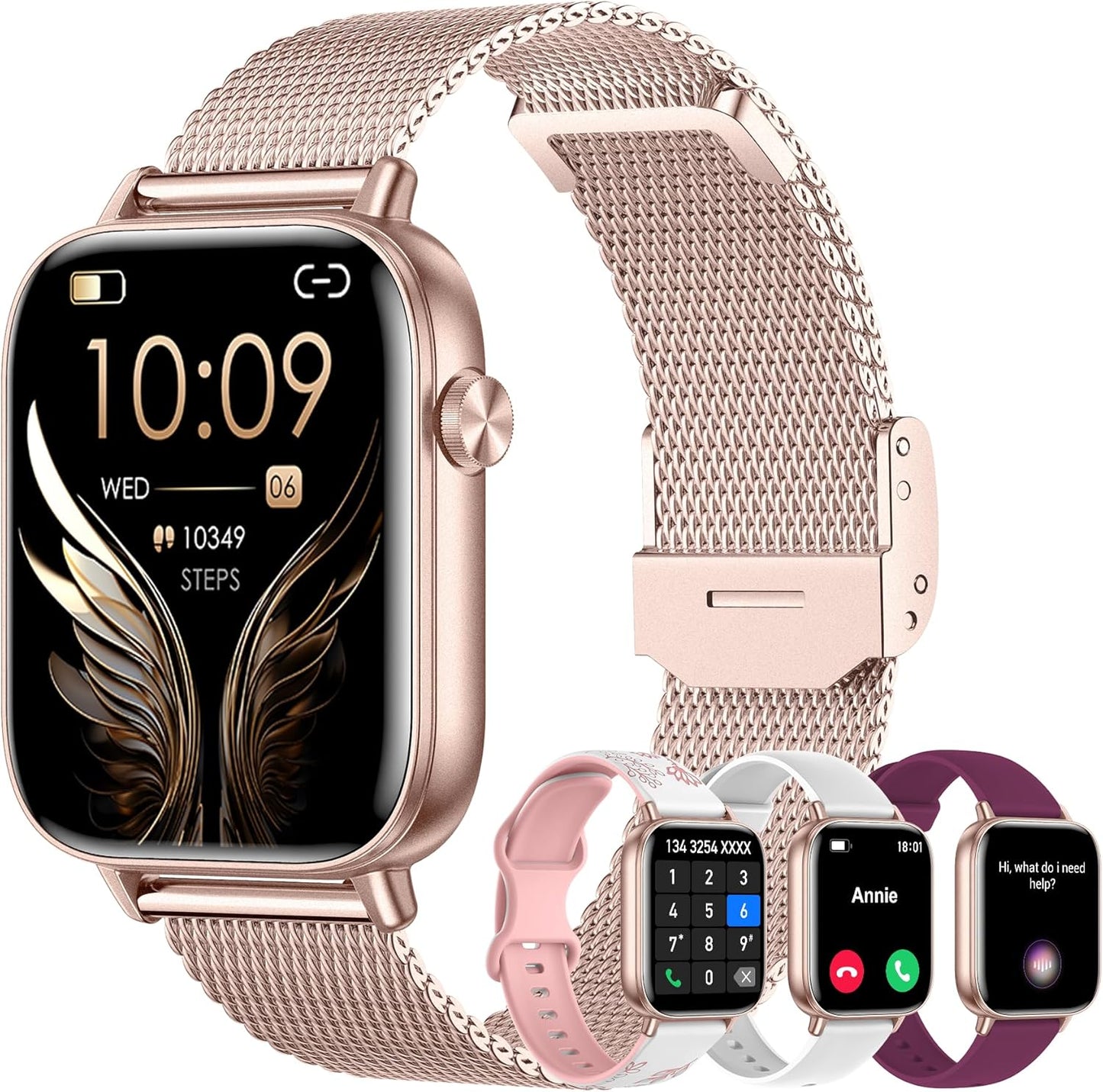 Smart Watch for Women with Fitness Tracker and Call Features