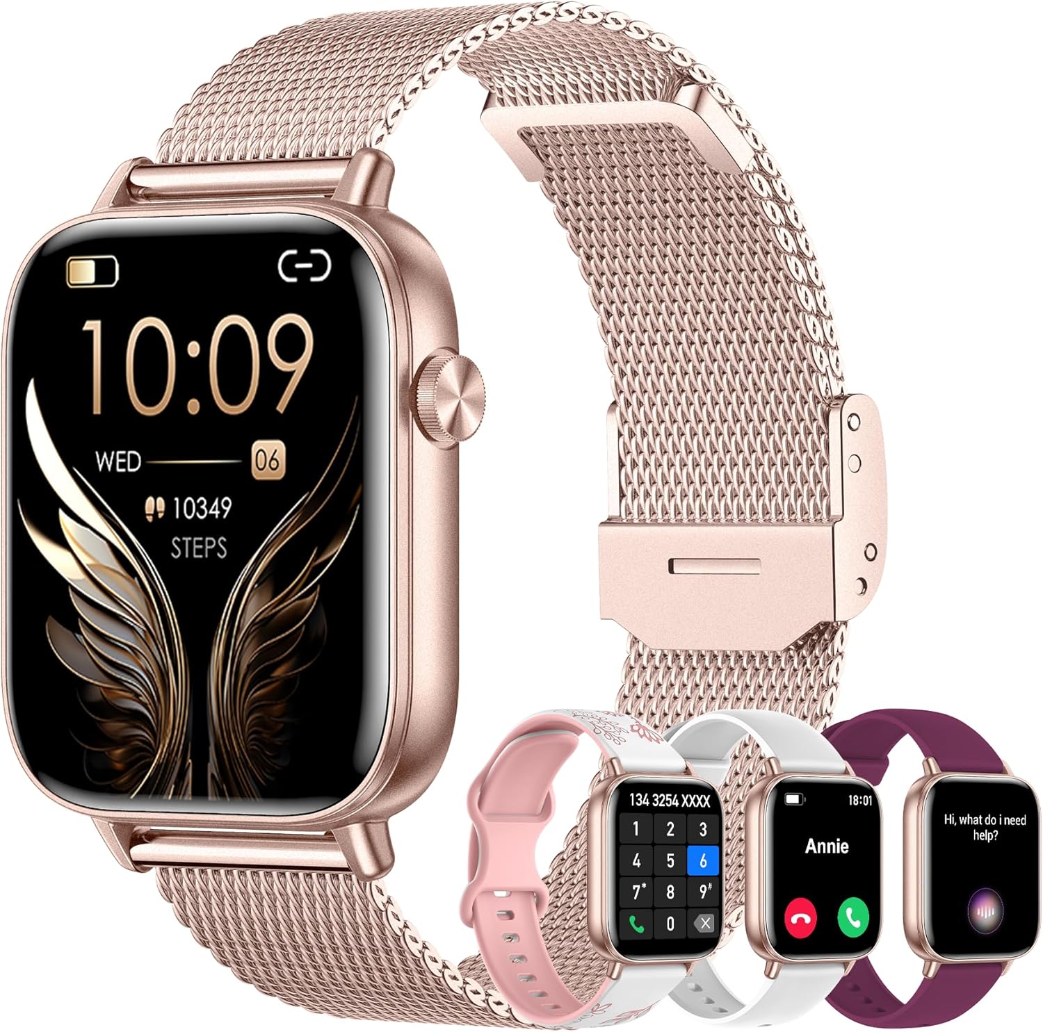 Smart Watch for Women with Fitness Tracker and Call Features