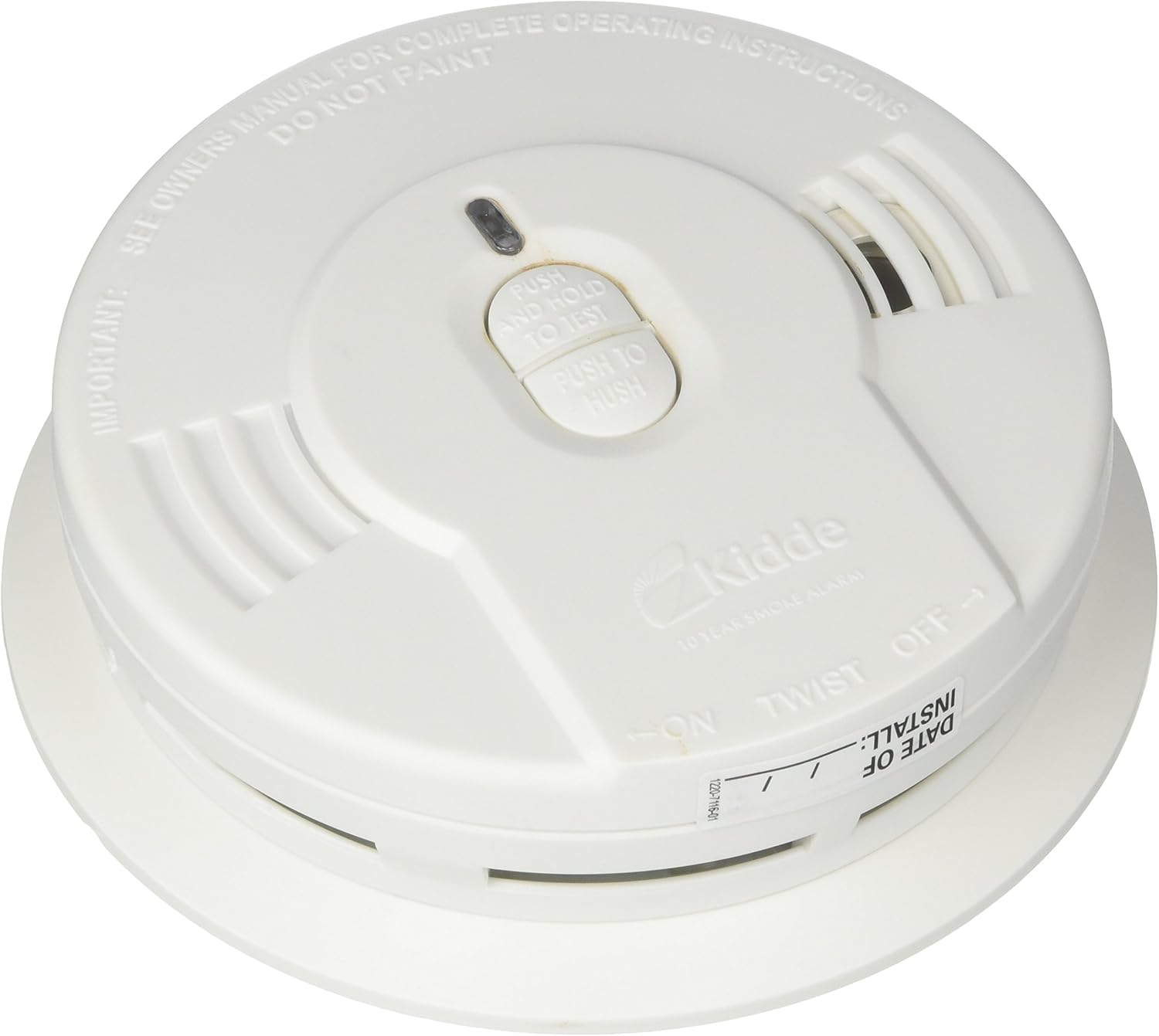 Kidde 21008697 I9010 Smoke Alarm with Sealed Lithium Battery