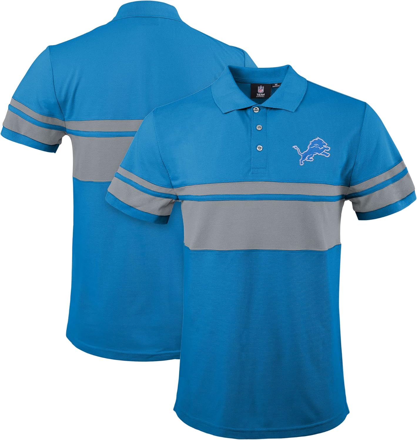 FOCO NFL Football Team Color Chest Stripe Men's Polo Shirt Review