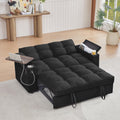65 Inch 3-in-1 Folding Convertible Sofa Bed for Modern Living