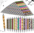 150 Pcs Halloween Pens Bulk Ghost Novelty Pens 0.5 mm Black Ink
