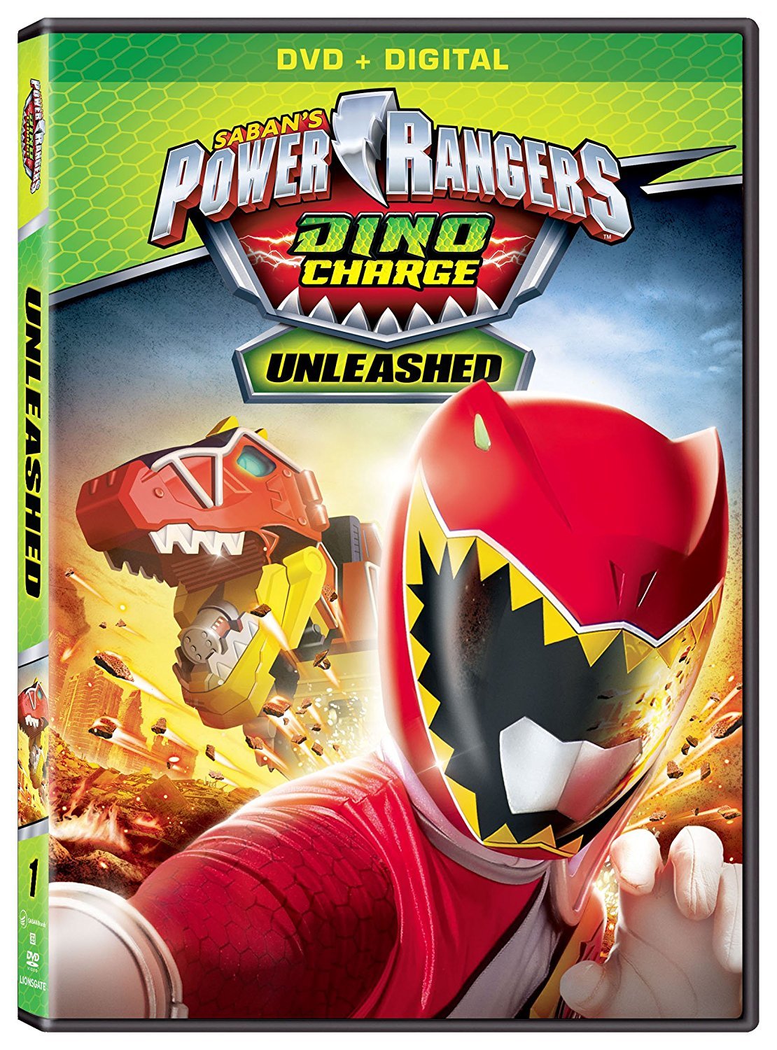 Power Rangers Dino Charge: Unleashed - DVD + Digital Combo