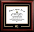 Campus Images Diploma Frame for 14w x 11h Diplomas - Licensed Logo Mat