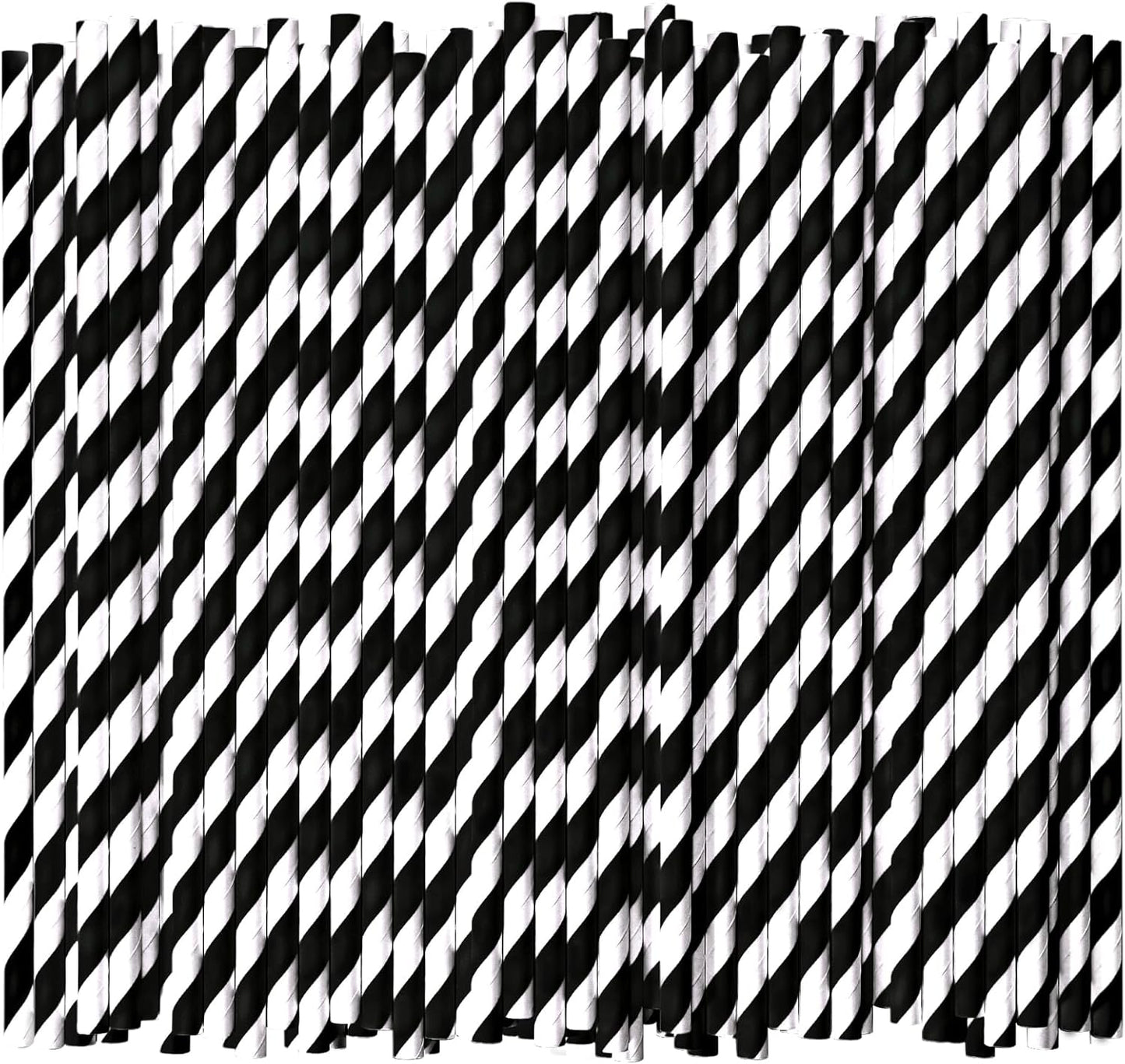 7.75in Disposable Paper Drinking Straws Bulk - Eco Friendly Choice