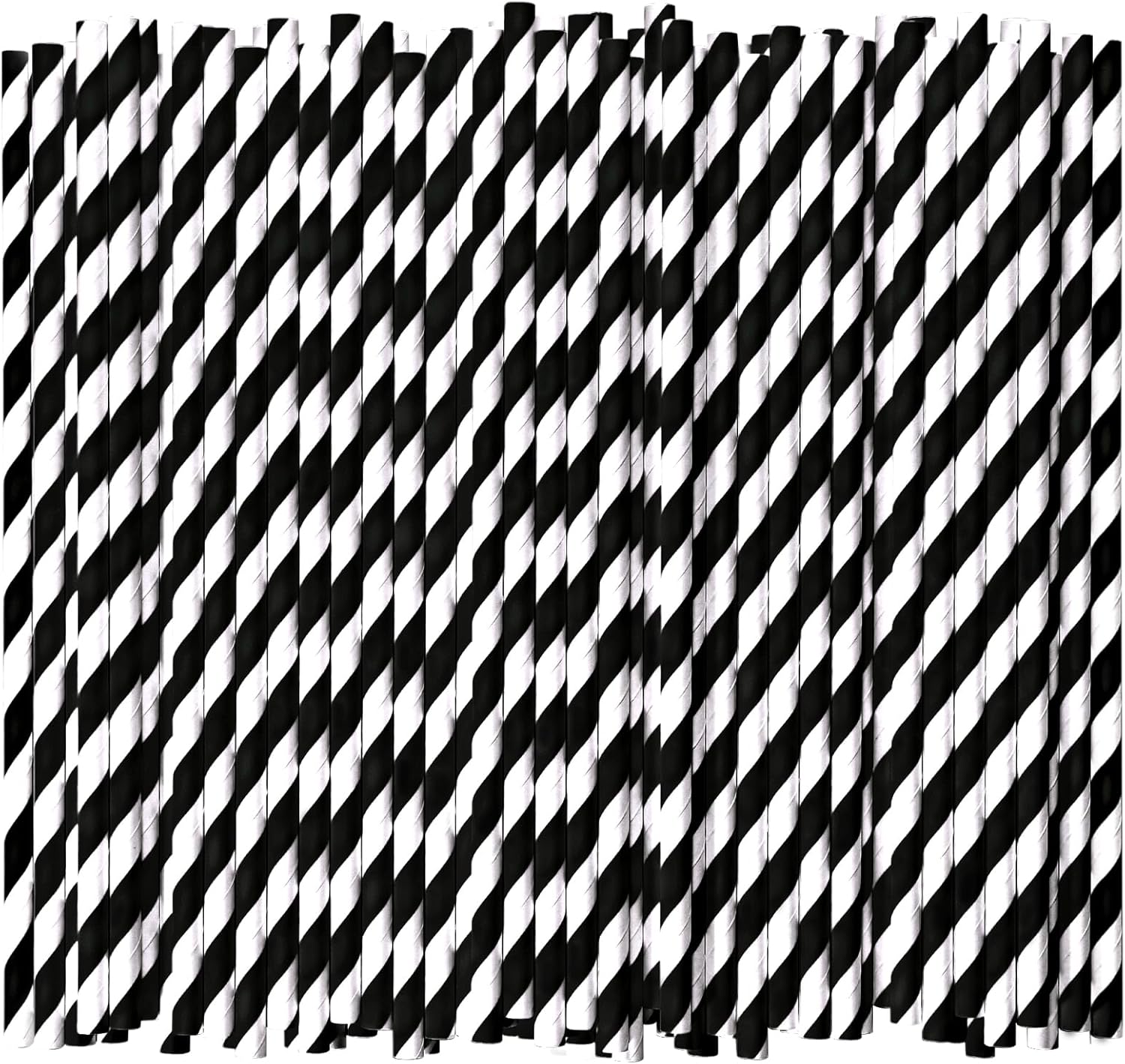 7.75in Disposable Paper Drinking Straws Bulk - Eco Friendly Choice