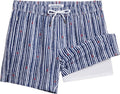 maamgic 5in Mens Swim Trunks with Compression Liner - Secure Zip