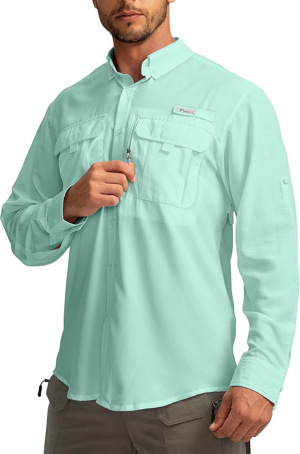 Men's Sun Protection Fishing Shirts with UPF50+ for Outdoor Fun