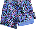 Mens 5 in 1 Gym Running Shorts for Men - 5ft Quick Dry 2-in-1