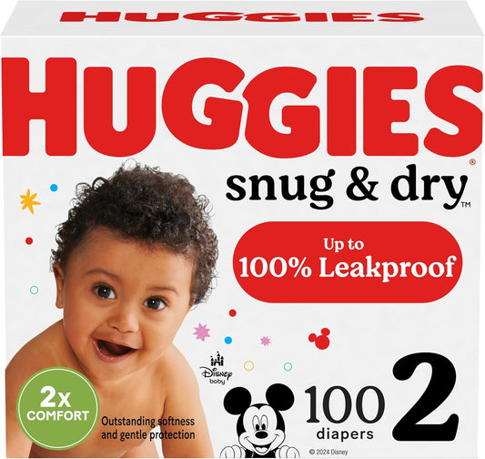 Huggies Size 2 Diapers: Snug & Dry Protection