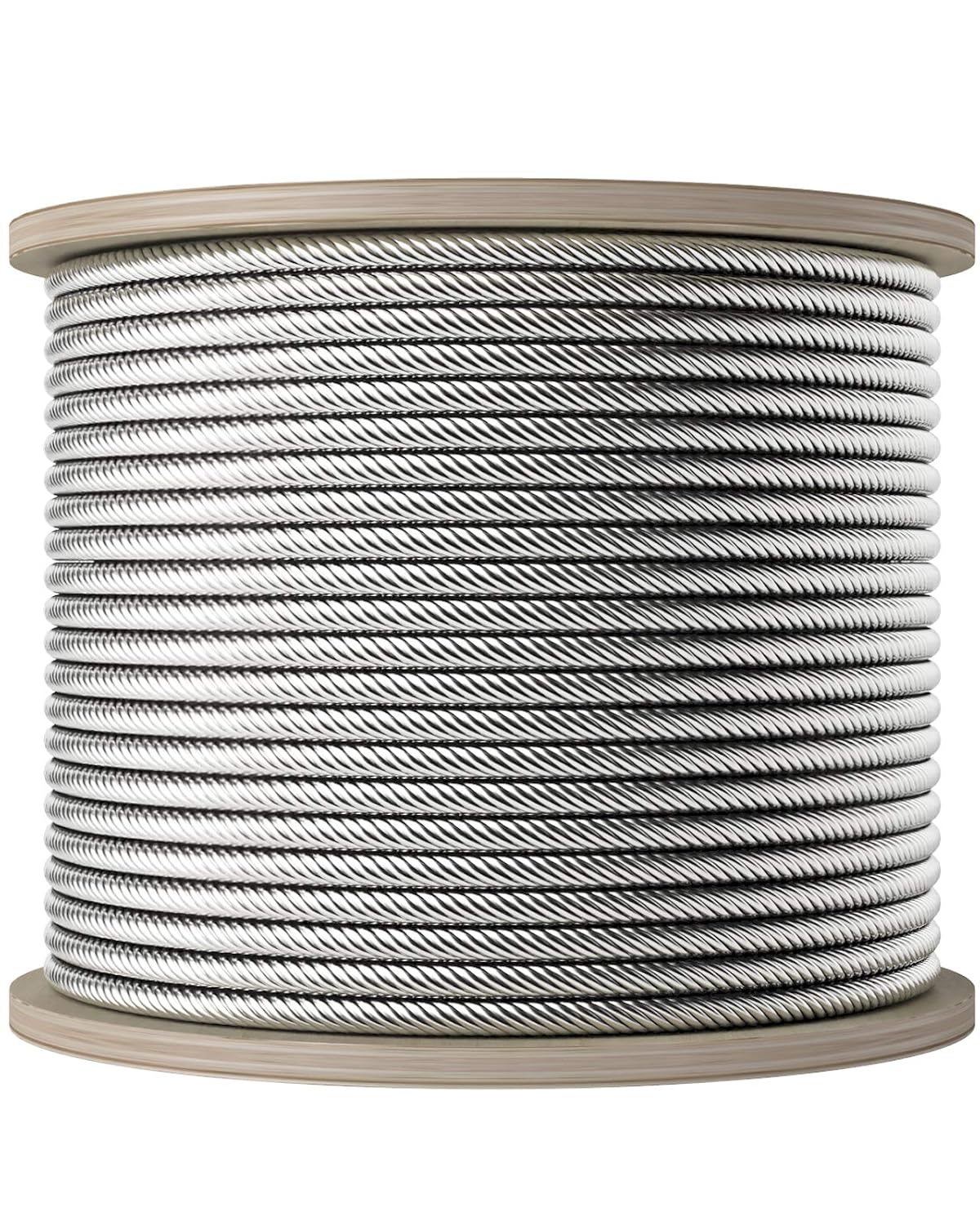 LuckIn 400ft Thickened 1/4 Stainless Steel Cable for Zipline