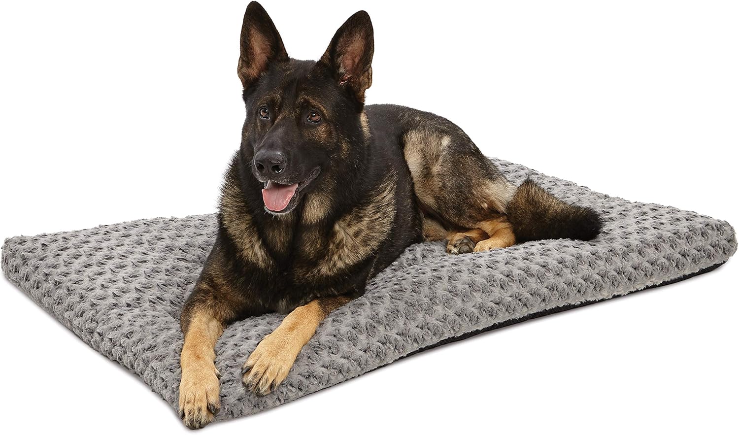 MidWest XL QuietTime Deluxe Gray Ombre Swirl Plush Pet Bed