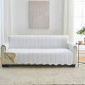 Great Bay Home Velvet Sofa Cover - Washable Slipcover Protector