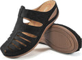 HARENCE Clogs for Women Mules - Comfortable Dressy Closed Toe Sandals