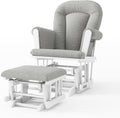 Child Craft Cozy Glider Rocker and Ottoman Set for Comfort