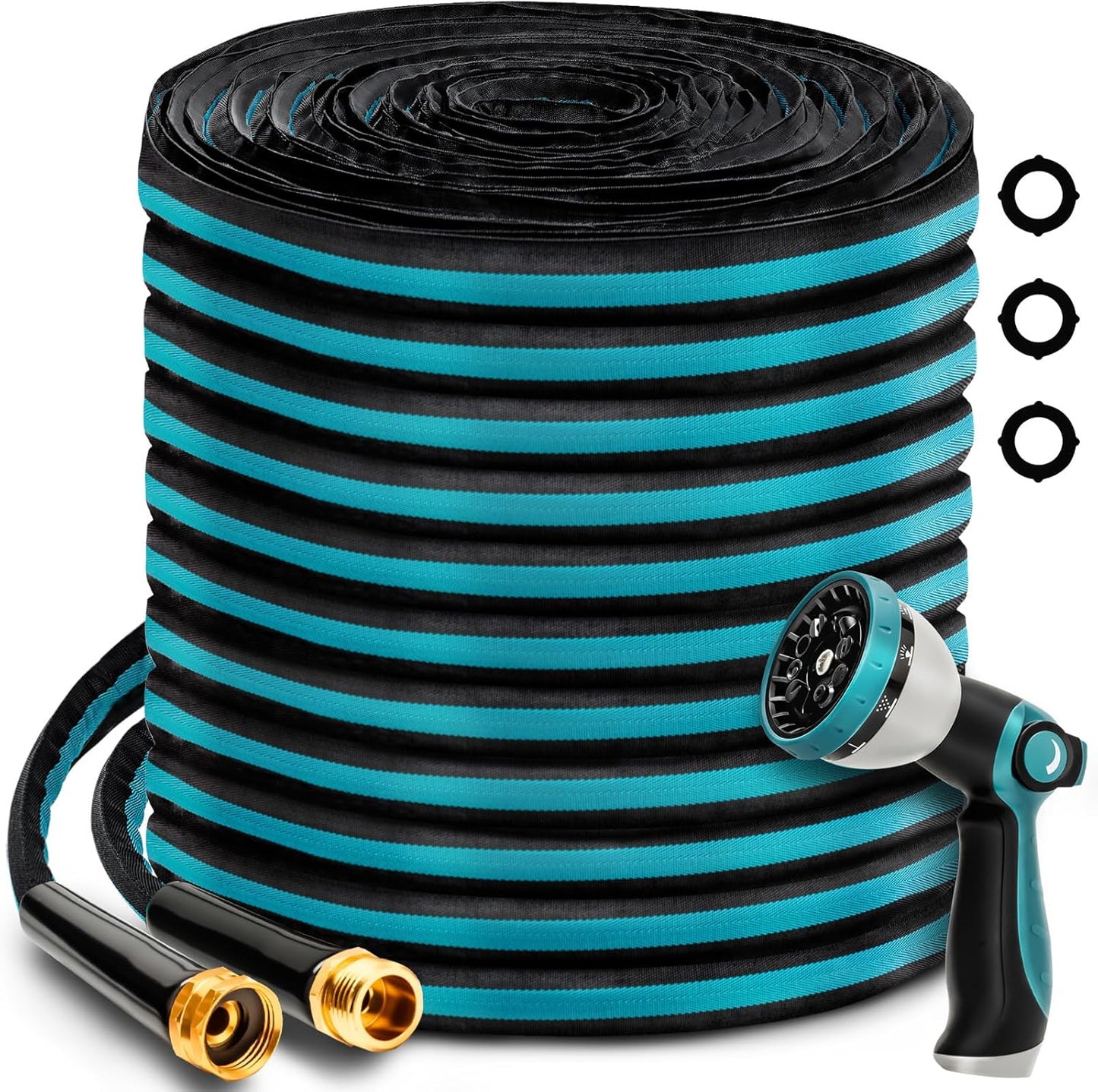 75FT Garden Hose with 10 Spray Functions for Outdoor Use
