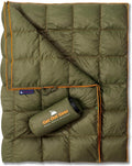 Down Camping Blanket - Puffy, Packable and Lightweight for Outdoors