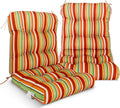 Eagle Peak Set of 2 Tufted Cushions for Indoor and Outdoor Chairs
