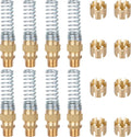 Brass DOT Air Brake Hose End Fitting 3/8 in x 1/2 in - Durable Seal