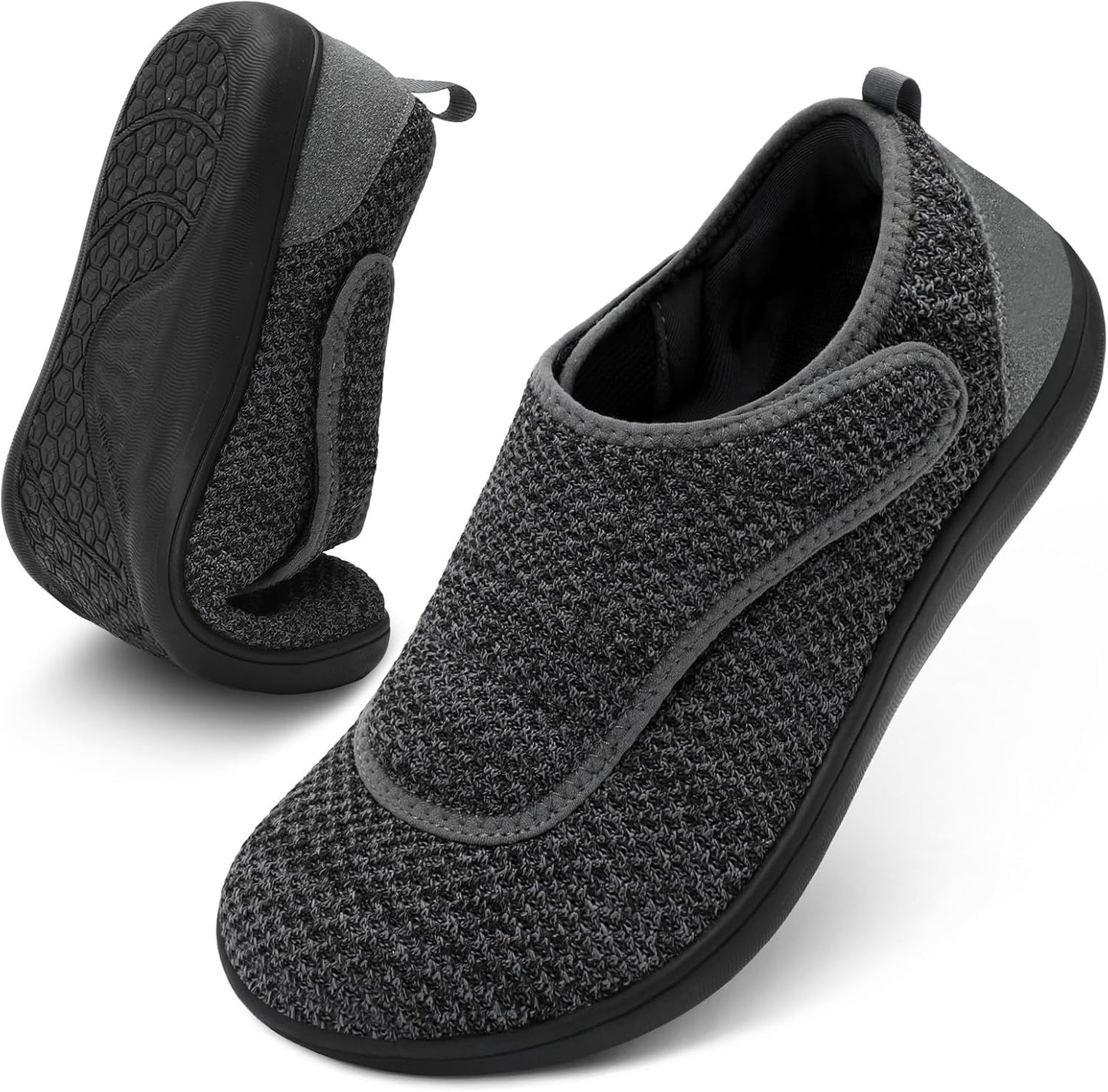 Mens Walking Shoes Wide Diabetic Shoes for Comfort and Support
