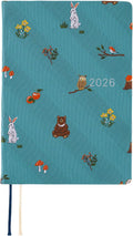 Hobonichi Techo HON A6 2026 Bow & Tie In the Forest - Hardcover