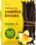 Madagascar Vanilla Beans 50 Pack - Grade A, 5-7 in Pods