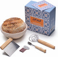 Banneton Bread Proofing Basket 9ft Sourdough Starter Kit - Complete