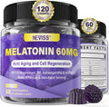 Antioxidant & Brain Support Melatonin 60mg Gummies for 50+ Adults
