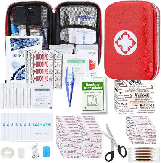 Compact 276-Piece First Aid Kit: Essential for Travel