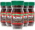 Kava Decaf Acid Reduced Instant Coffee, 4 Ounce Jar Pack of 6 - Low