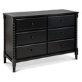 Davinci Jenny Lind Spindle 6-Drawer Dresser in Ebony - Nursery Staple