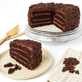 Chocolate Overload Layer Cake 10in - Decadent Fudge Celebration