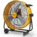 KEN BROWN 24 in DC Motor High Velocity Floor Drum Fan - Quiet Power