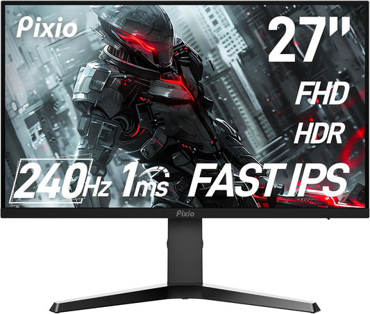 Pixio 27 FHD Gaming Monitor - 240Hz Refresh Rate