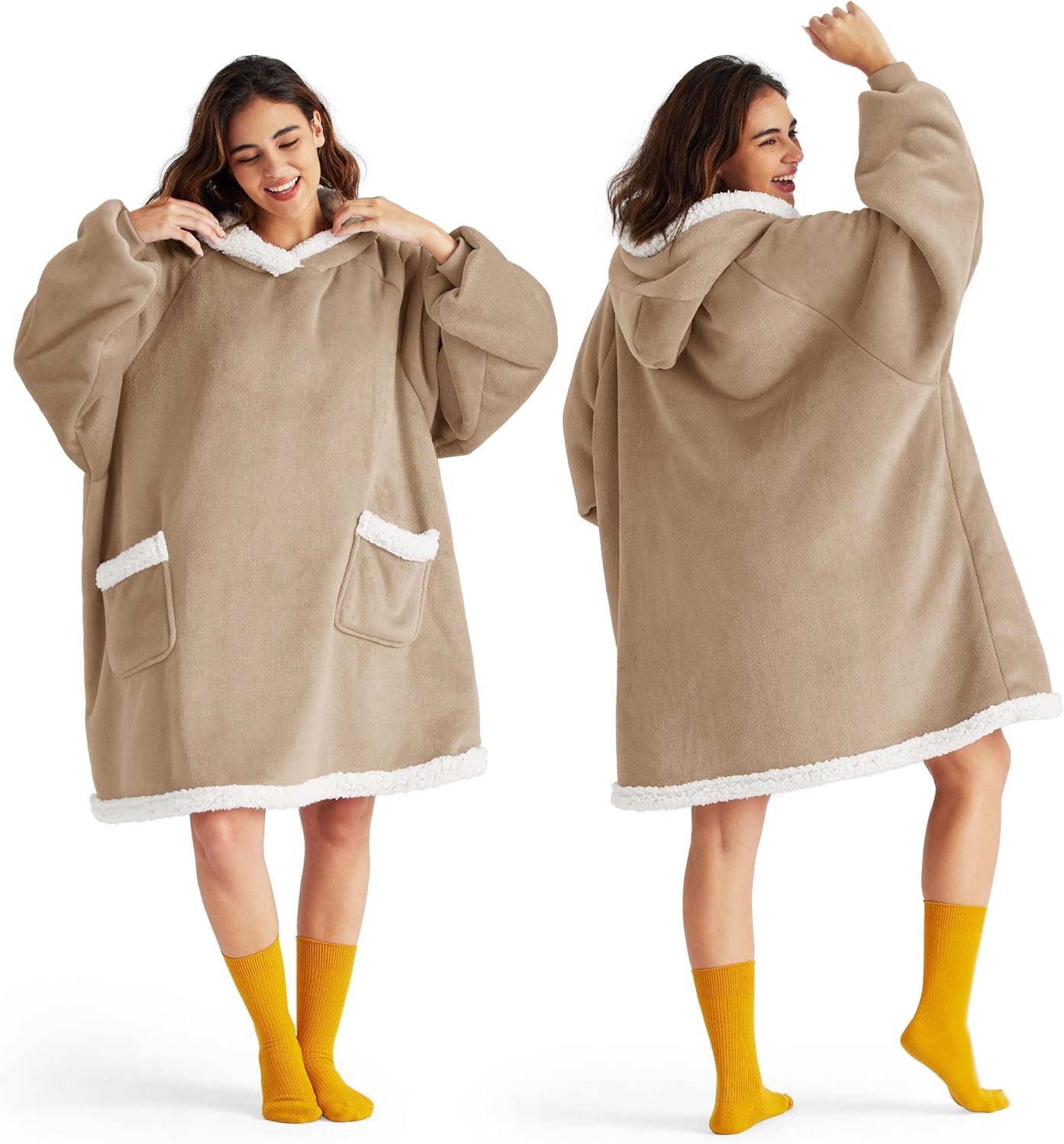 Bedsure Blanket Hoodie for Ultimate Comfort and Warmth