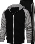 GXAMOY Men's 2 Piece Tracksuit - Comfortable Running Sports Suit
