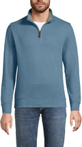 Lands' End Bedford Rib Quarter Zip Pullover Sweater (Style CBKD)
