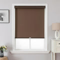 Blackout Roller Shades Cordless Blinds 100% Blackout - Coffee