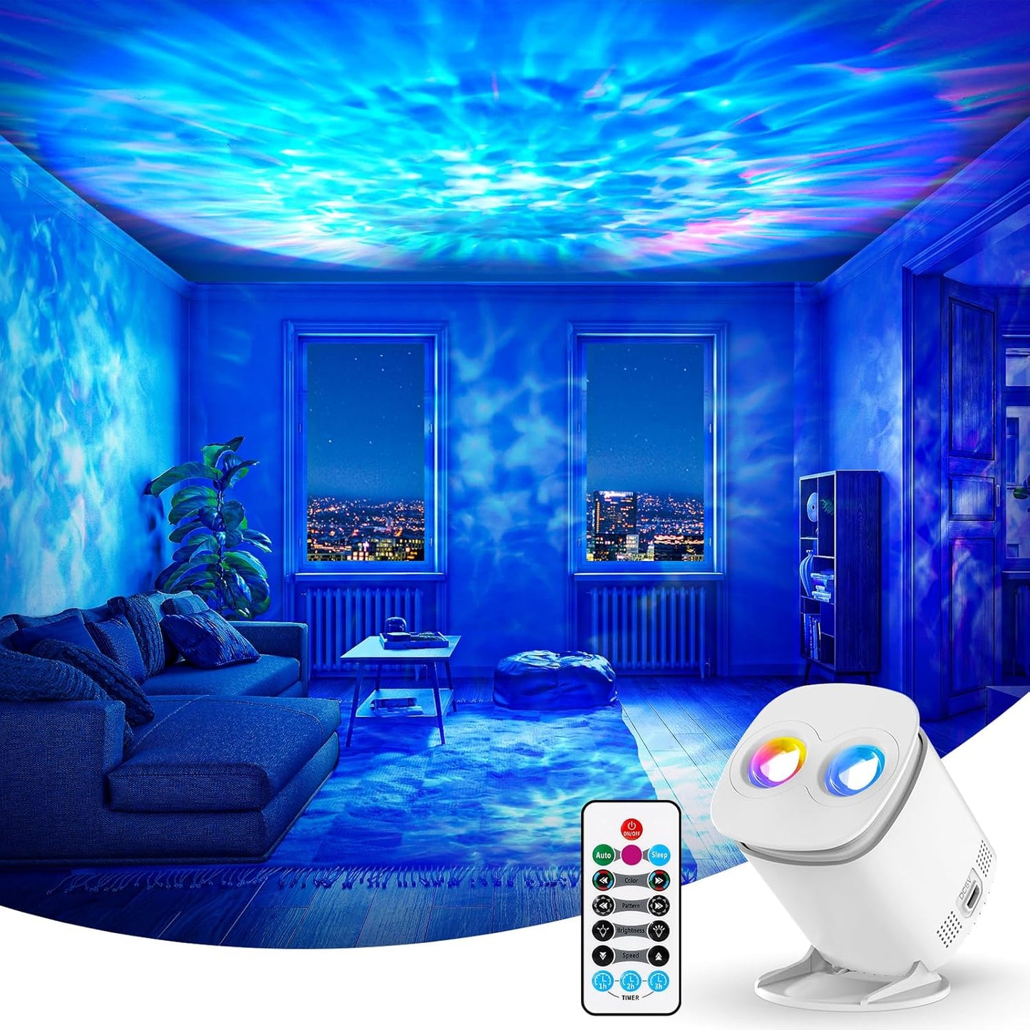 Galaxy Projector: Sunset Night Light