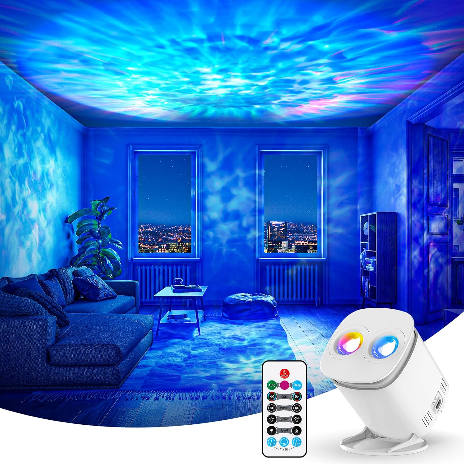 Galaxy Projector: Sunset Night Light