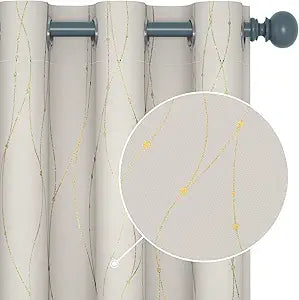 Deconovo Short Window Curtains 45 Inch Long for Stylish Homes