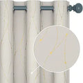 Deconovo Short Window Curtains 45 in Long - Thermal Insulated Panels