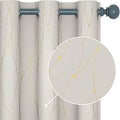 Short Window Curtains 45 in Long - Thermal Insulated Blackout Panels