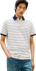 Tommy Hilfiger Mens Short Sleeve Polo Shirt - Classic Fit Clothing