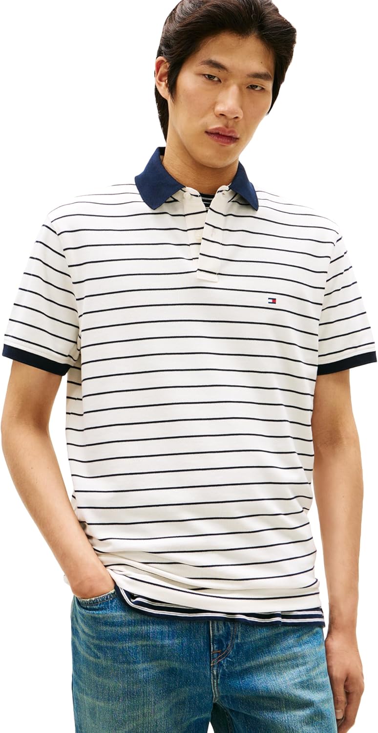 Tommy Hilfiger Mens Short Sleeve Polo Shirts in Classic Fit