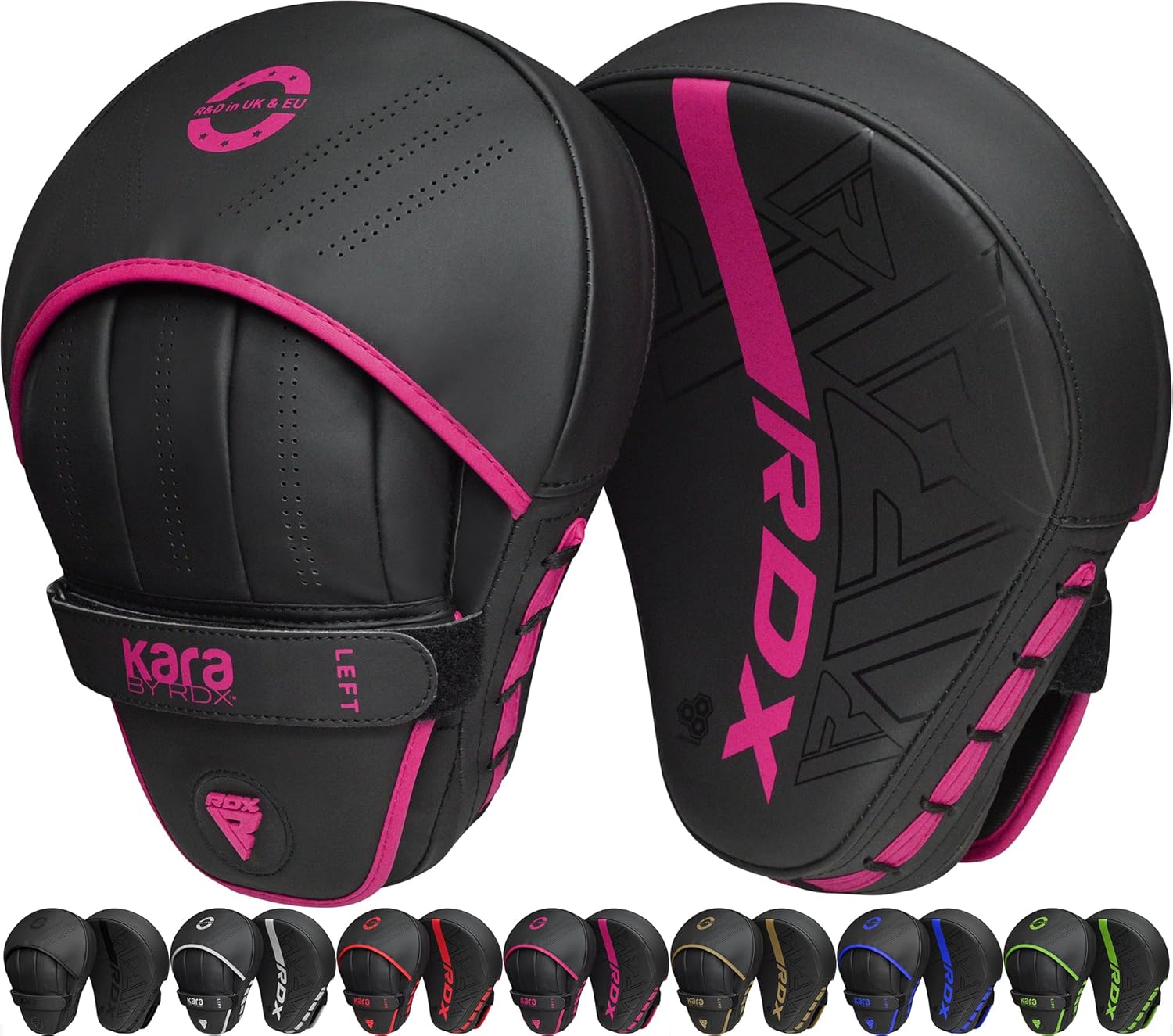RDX Curved Focus Mitts for Precision Training in Martial Arts