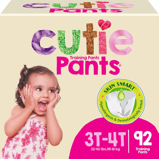 Cuties Hypoallergenic Potty Training Pants, 92 Pack