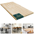 Bme Hevea Solid Wood Butcher Block Countertop 36 x 36 - Unfinished